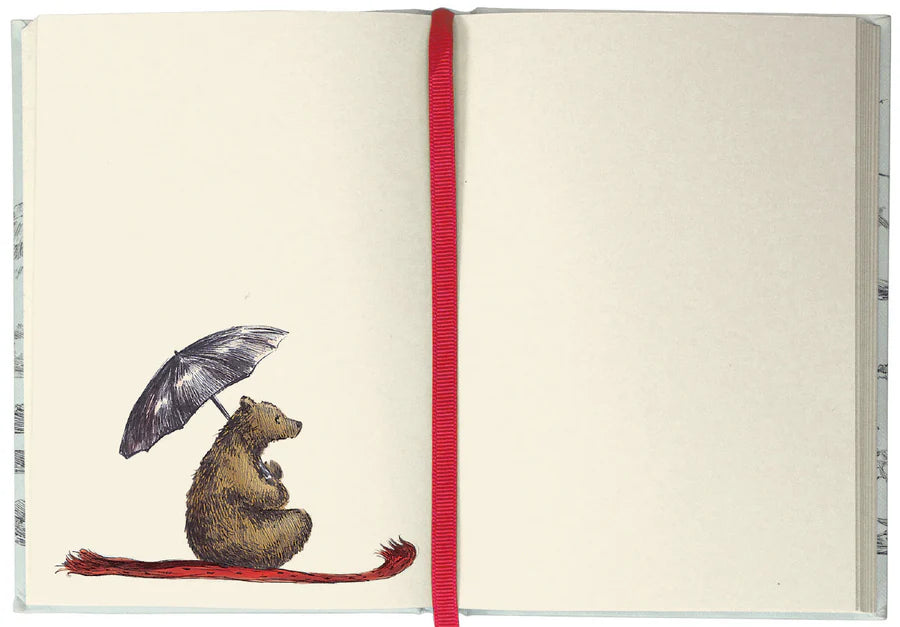 Geïllustreerd notitieboek Flying Bear - Roger la Borde