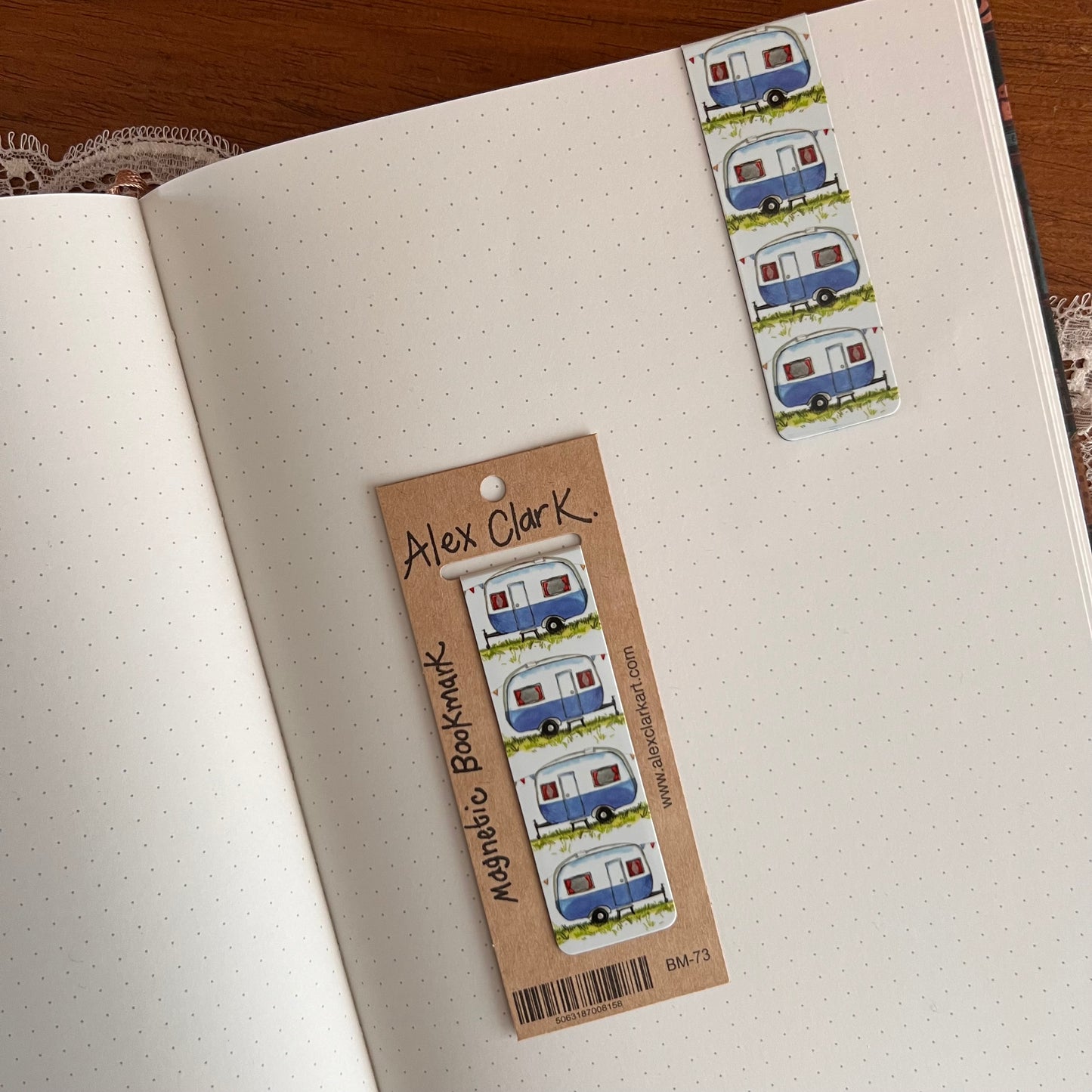 Boekenlegger Magnetisch Caravan - Alex Clark