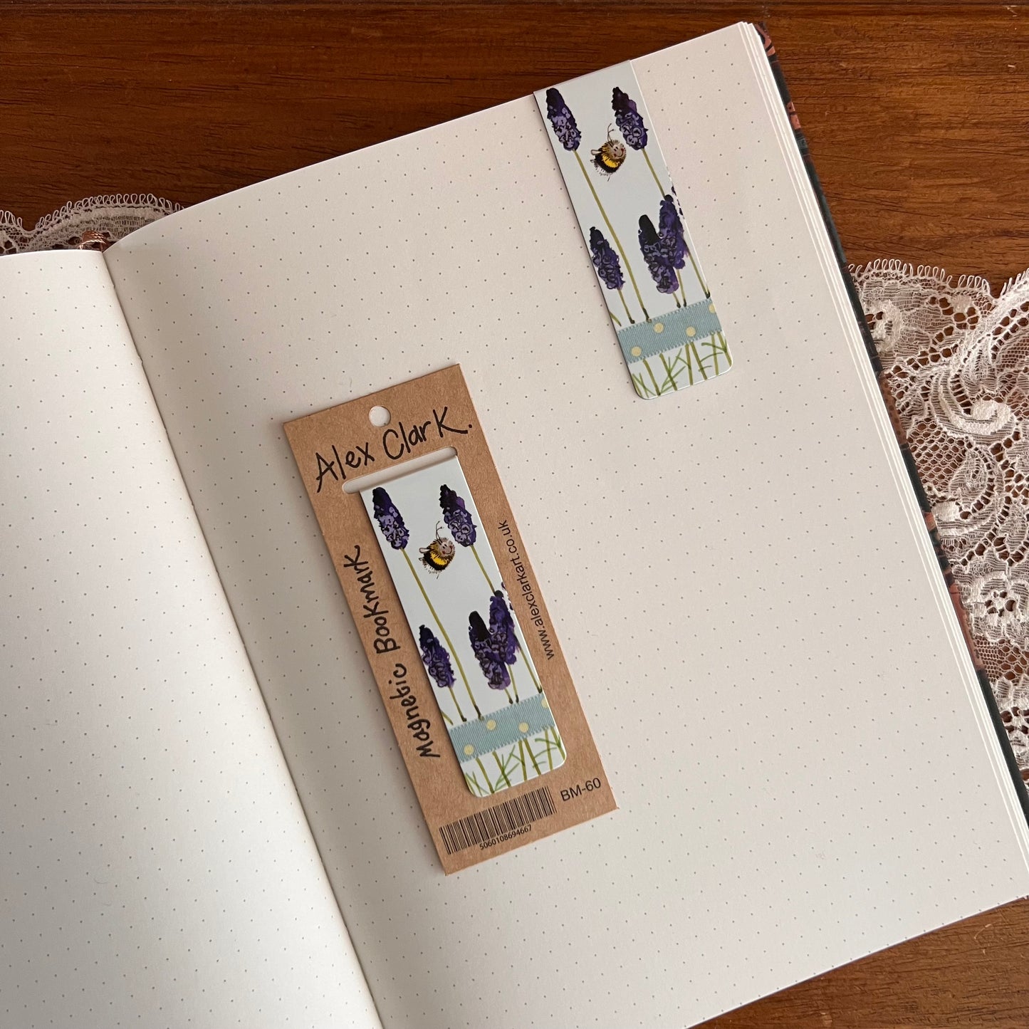 Boekenlegger Magnetisch Lavender Flower - Alex Clark