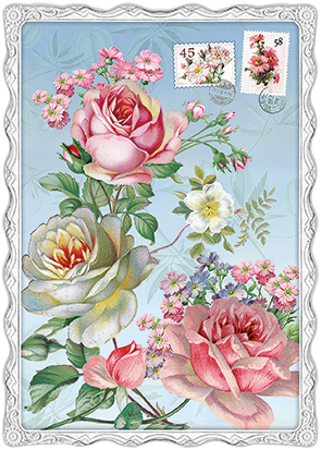 Kaart Rozen - Barbara Behr