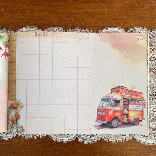 Geïllustreerd notitieboekje Bon Voyage - Gwenaëlle Trolez Créations