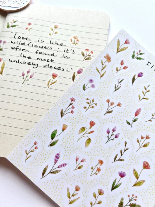 Stickervel Flowers - Nikki Dotti