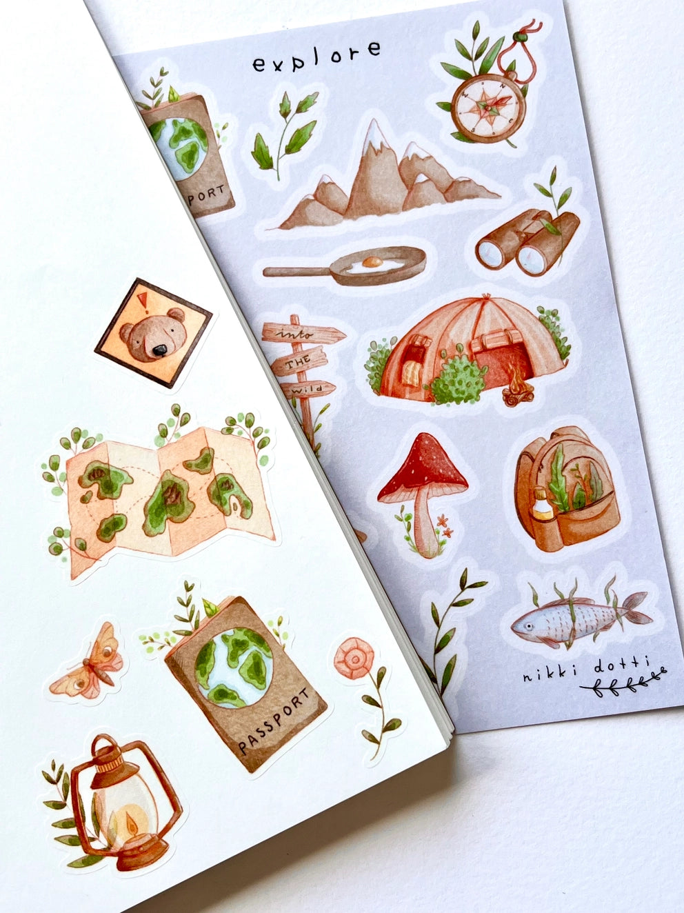 Stickervel Explore - Nikki Dotti