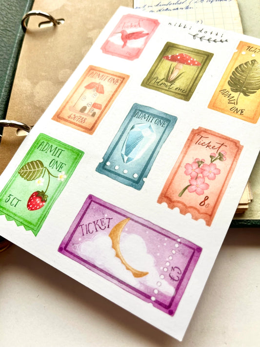 Stickervel Tickets - Nikki Dotti