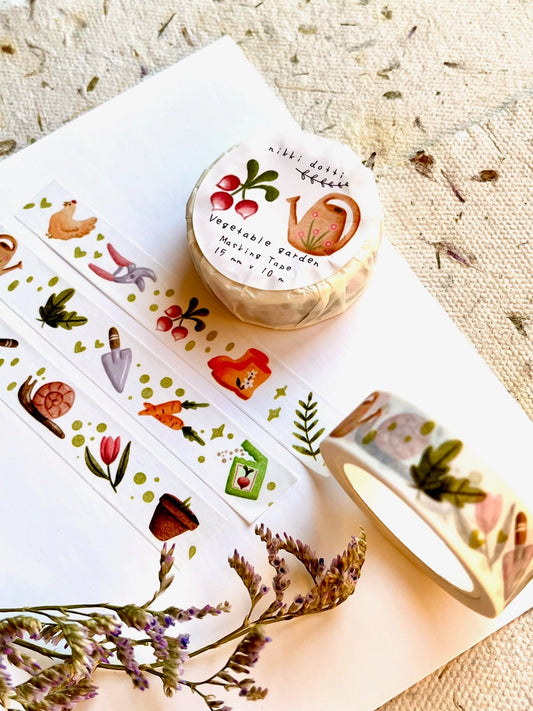 Washi tape Vegetable Garden - Nikki Dotti