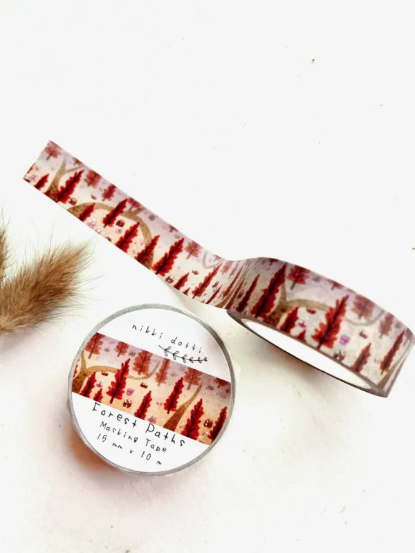 Washi tape Forest Paths - Nikki Dotti