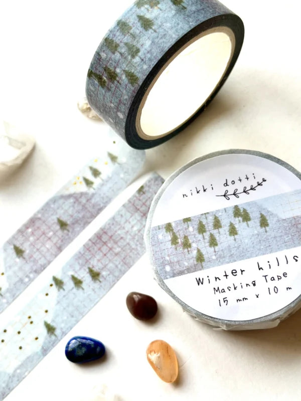 Washi tape Winter Hills - Nikki Dotti