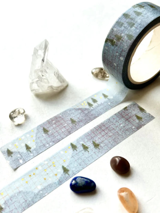 Washi tape Winter Hills - Nikki Dotti