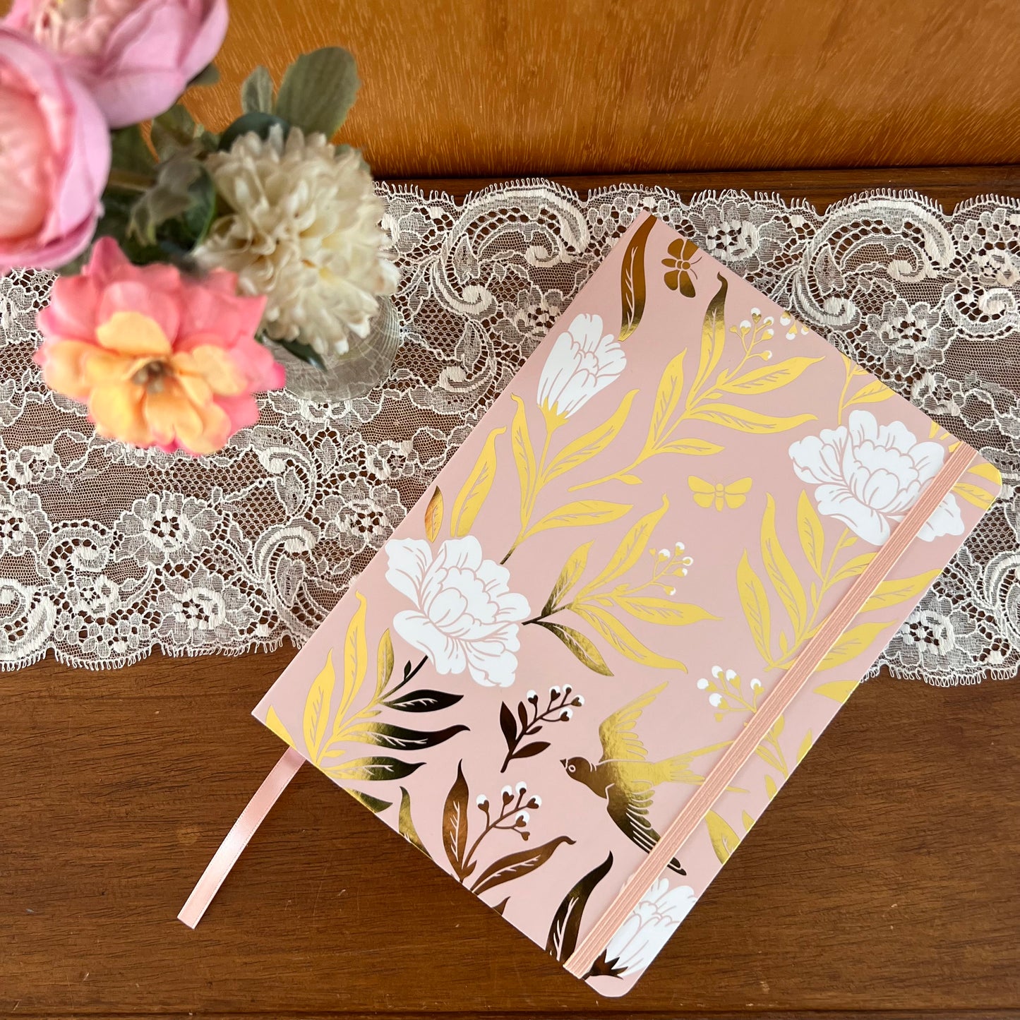 Bullet Journal Roze en Goud - Hartung