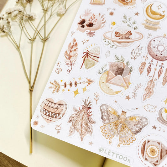 Stickervel Boho Mystery - LETTOOn
