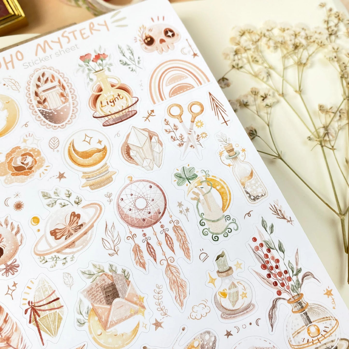 Stickervel Boho Mystery - LETTOOn