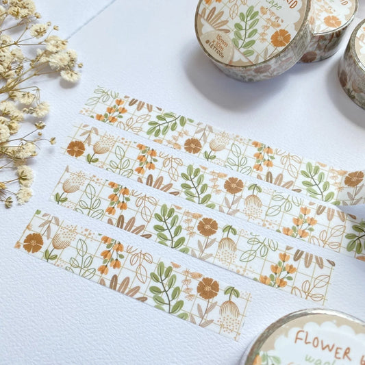 Washi tape Flower Grid - LETTOOn