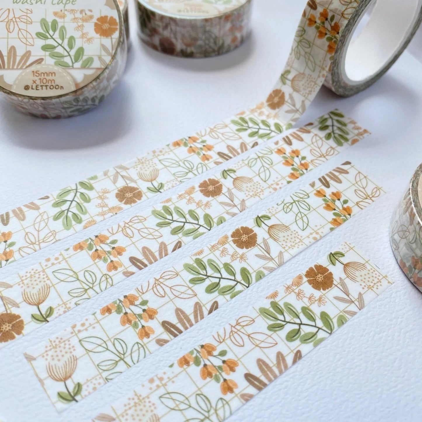 Washi tape Flower Grid - LETTOOn