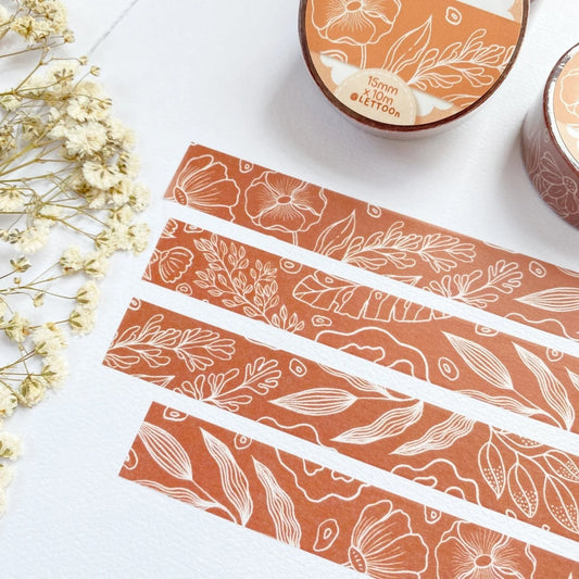 Washi tape Flower Pattern - LETTOOn