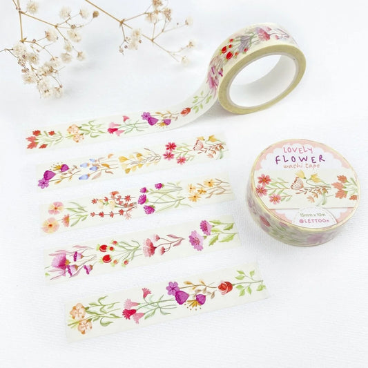 Washi tape Lovely Flower - LETTOOn