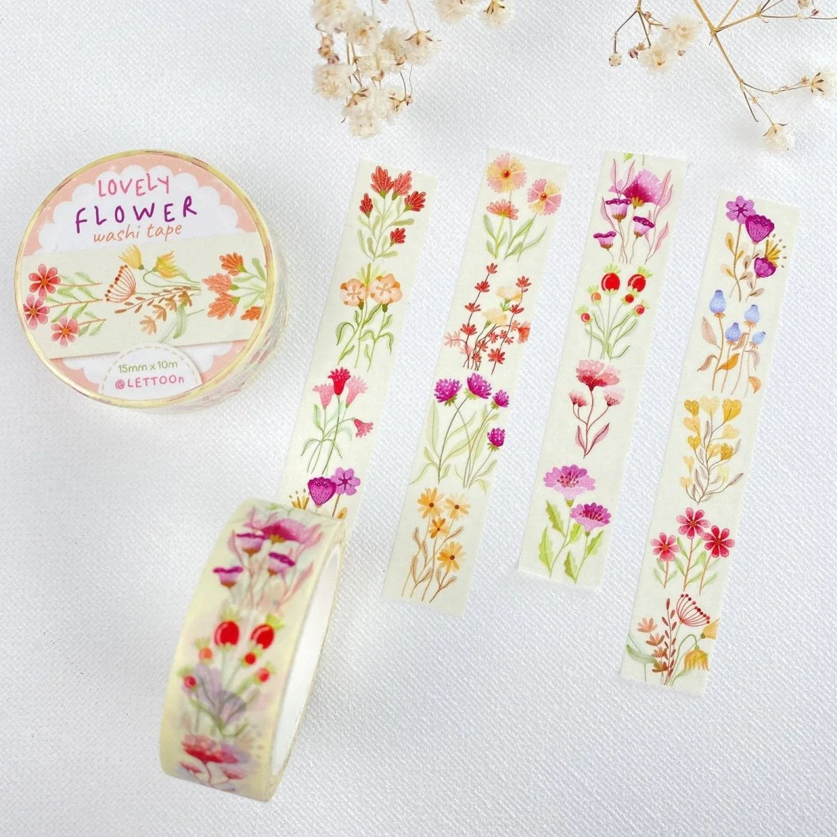 Washi tape Lovely Flower - LETTOOn