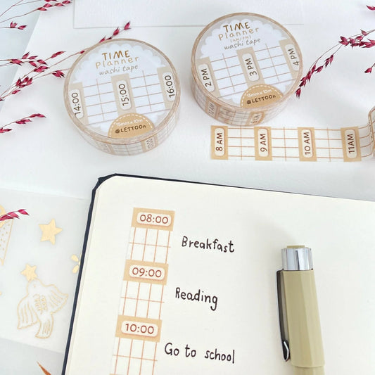Washi tape Time Planner - LETTOOn