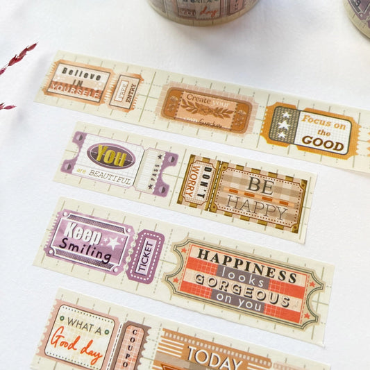 Washi tape Positive Vibes - LETTOOn