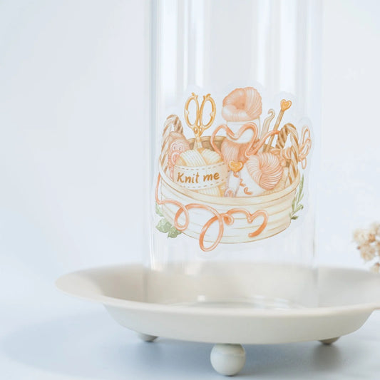 Vinyl sticker Knit me - LETTOOn