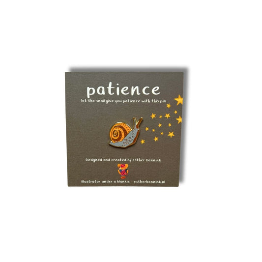 Pin Snail Patience - Esther Bennink