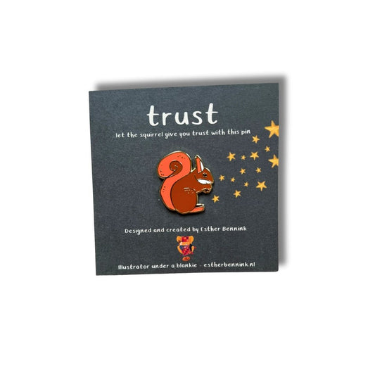 Pin Squirrel Trust - Esther Bennink