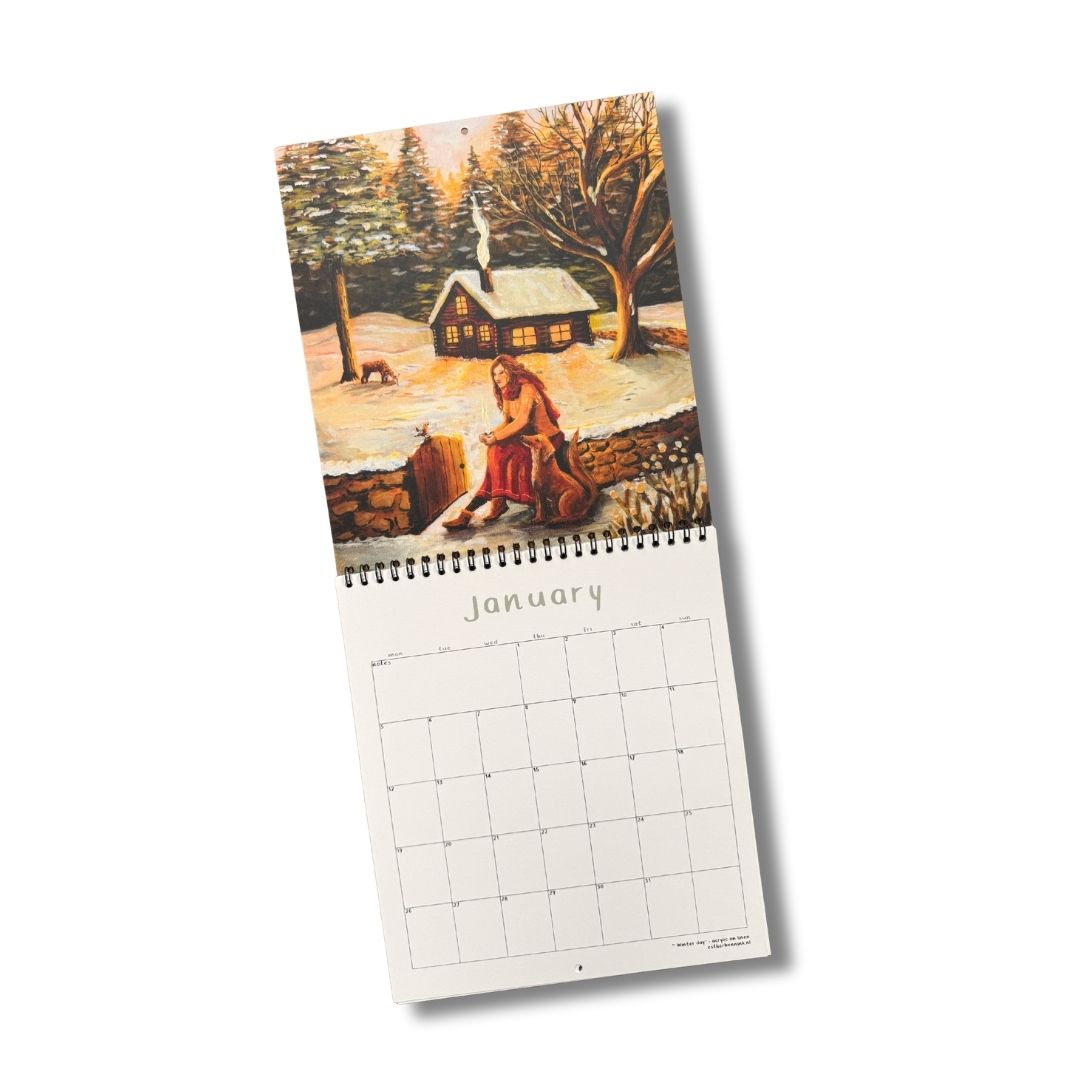 Kalender 2026 a year to go siow - Esther Bennink