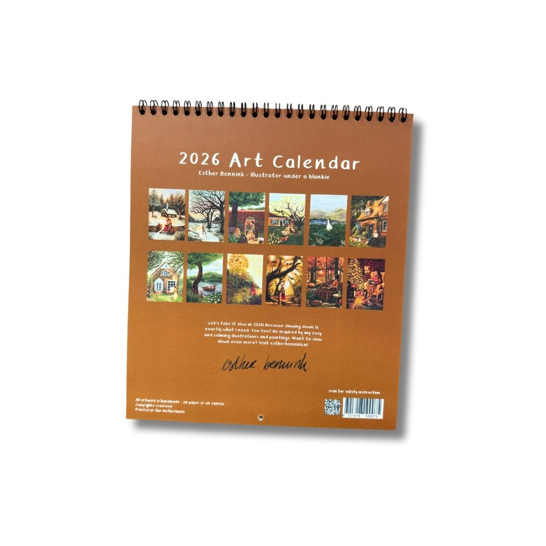 Kalender 2026 a year to go siow - Esther Bennink