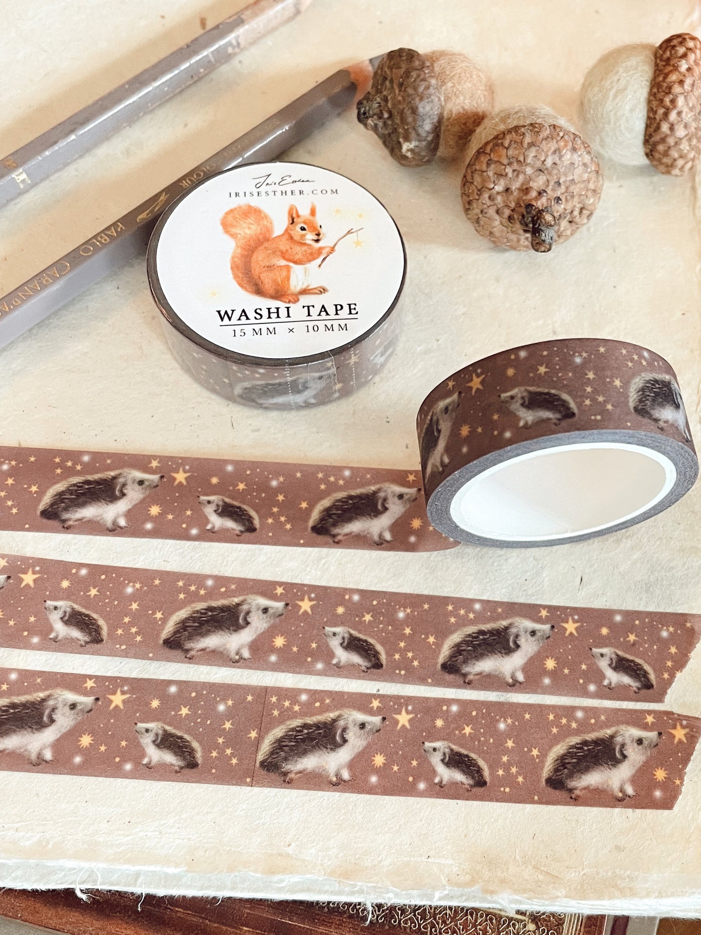Washi tape Starry Hedgehog - Iris Esther