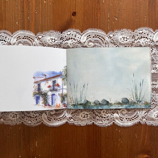 Geïllustreerd notitieboekje Azulejos - Gwenaëlle Trolez Créations