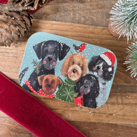 Mini blikje Festive Dogs - Alex Clark