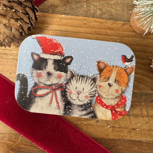 Mini blikje Festive Cats - Alex Clark