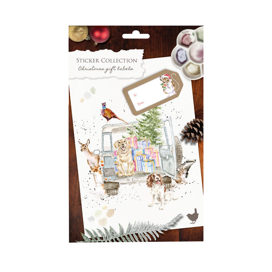 Sticker cadeaulabels Christmas - Wrendale