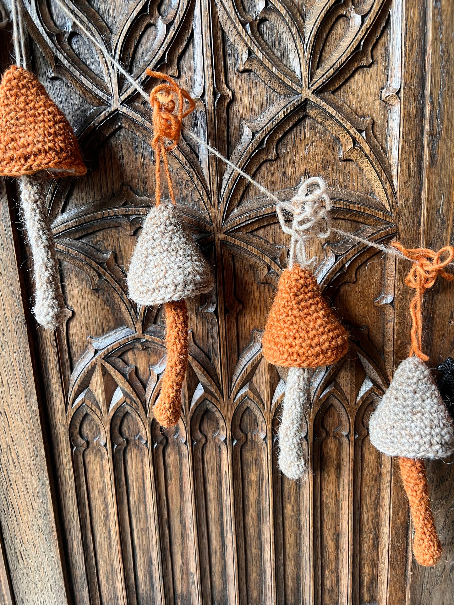 Patroon slinger paddenstoel