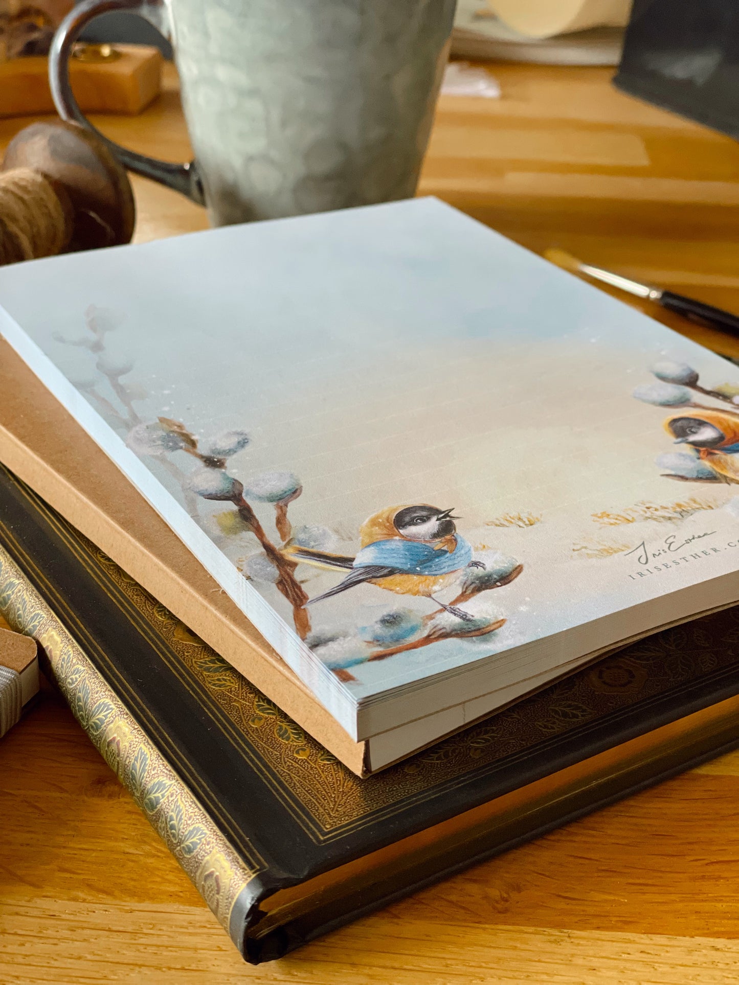 Notitieblokje Chickadees - Iris Esther