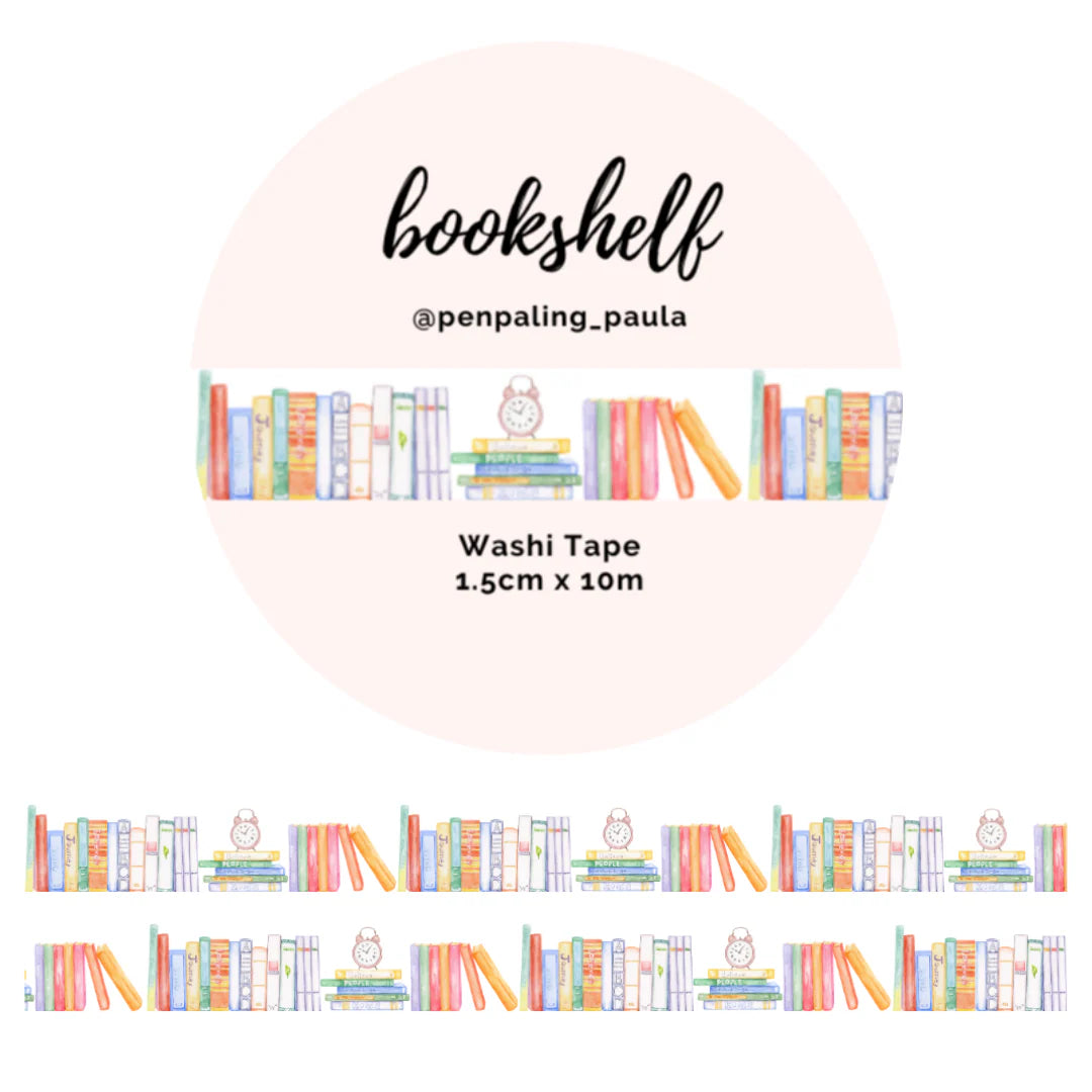 Washi tape Bookshelf - Penpaling Paula