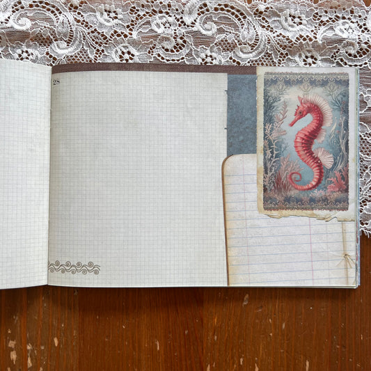 Geïllustreerd notitieboekje Art Nouveau Meduses - Gwenaëlle Trolez Créations