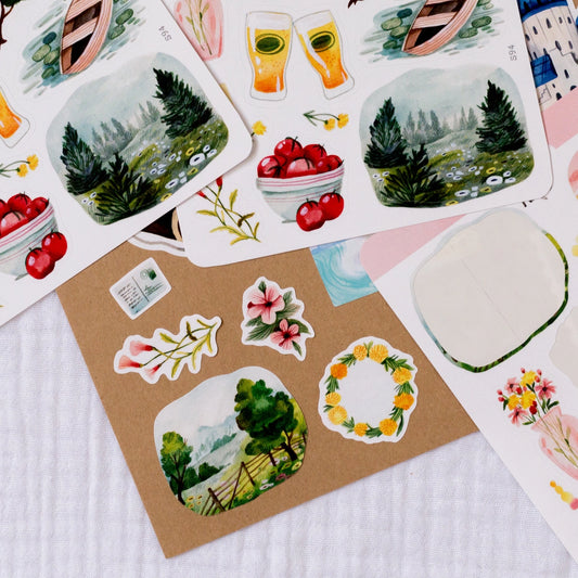 Stickervel Summer in the Nature - Wild Pencil