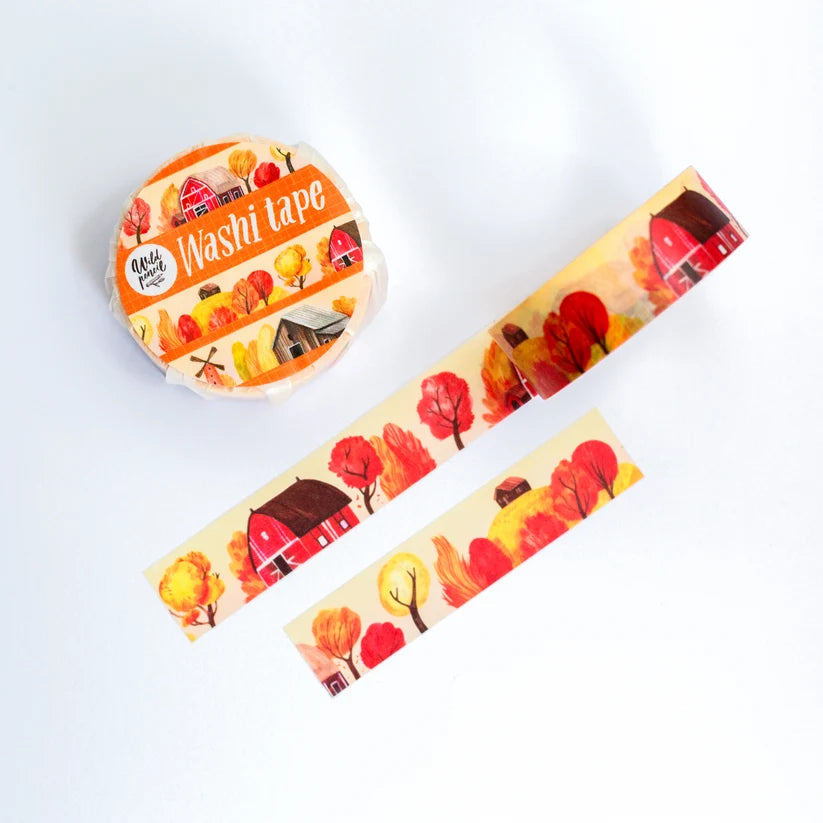Washi tape Autumn Landscape - Wild Pencil