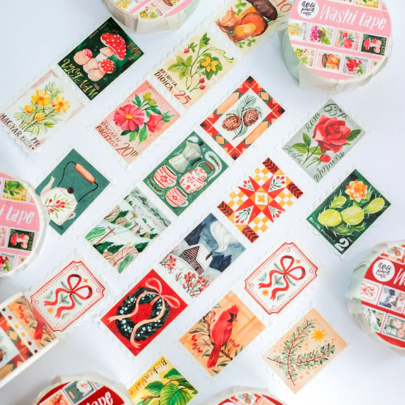 Washi tape Botanical Stamps - Wild Pencil