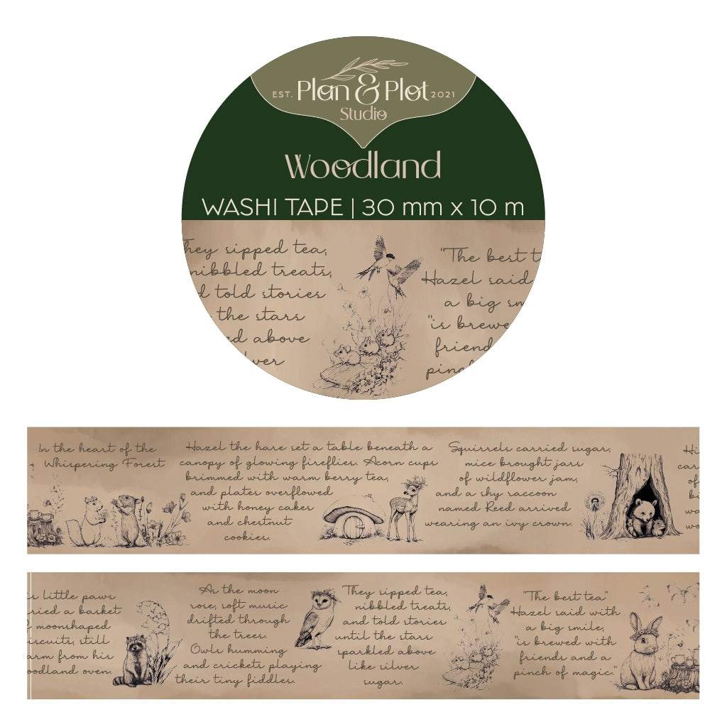 Washi tape Woodland - Plan & Plot Studio