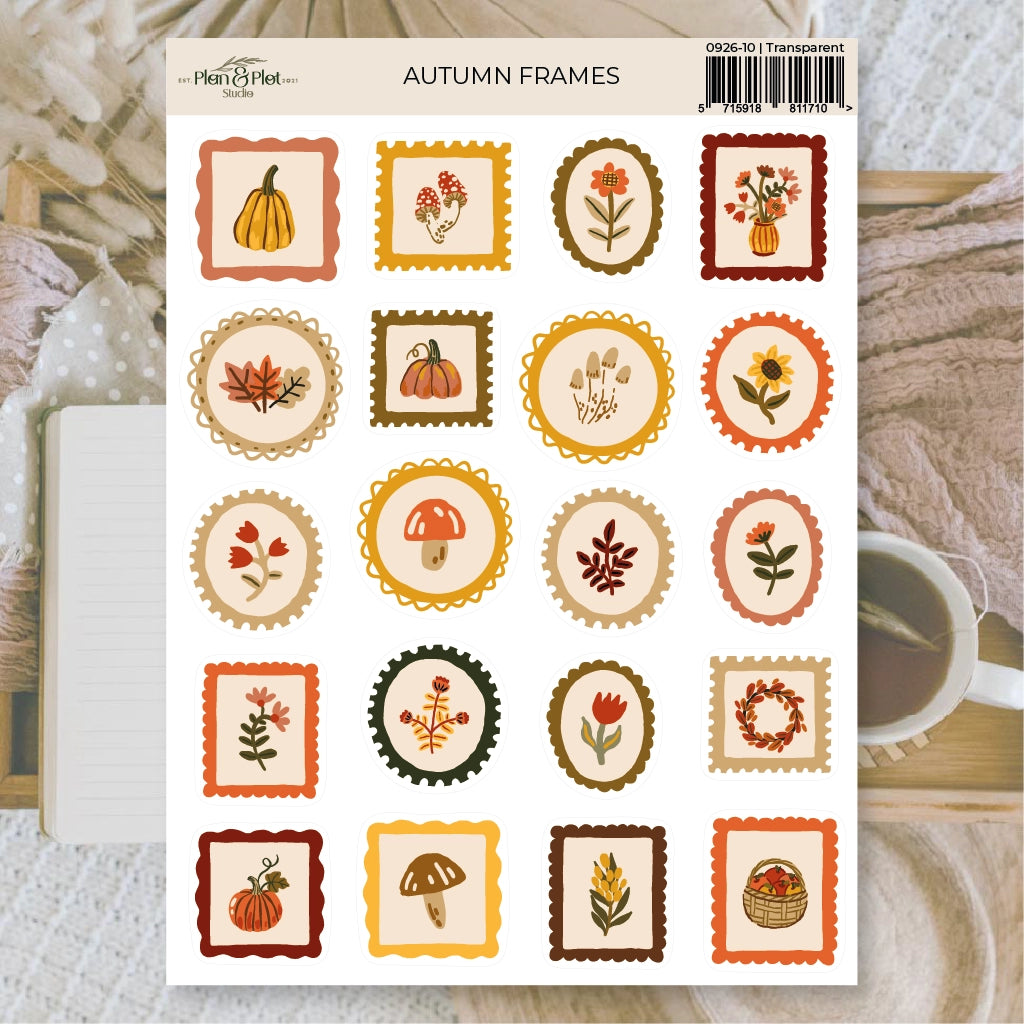 Stickervel Autumn Frames - Plan & Plot Studio