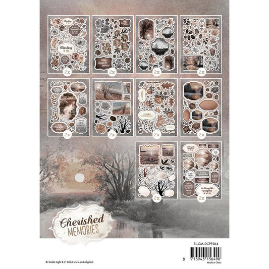 Cherished Memories Die-cut Paper pad Paper elements - Studio Light