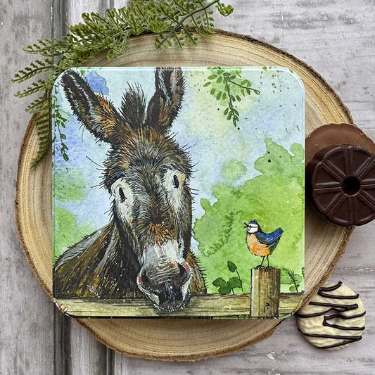 Vierkant blik Large Donkey - Alex Clark