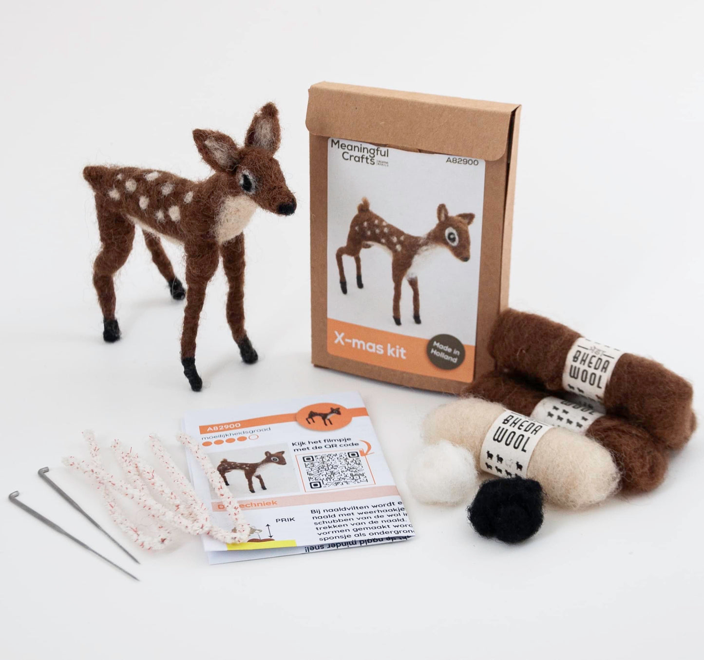 DIY hertje naaldvilten - Meaningful Crafts
