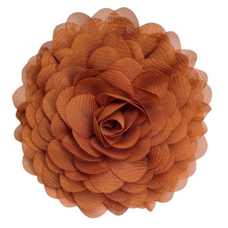 Corsage chiffon roos Arabesque Orange - Urban Hippie