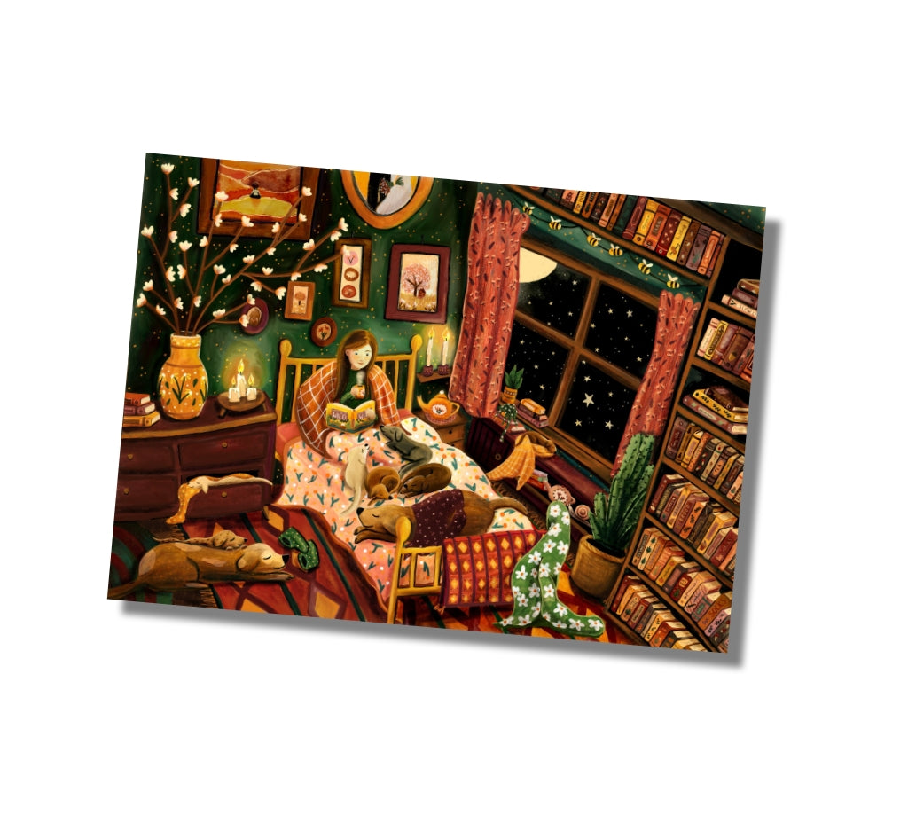 Kaart Cosy night - Esther Bennink