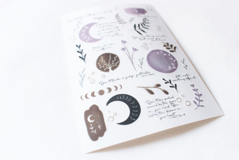 Rub on stickers Wonderful New Day - Nikki Dotti