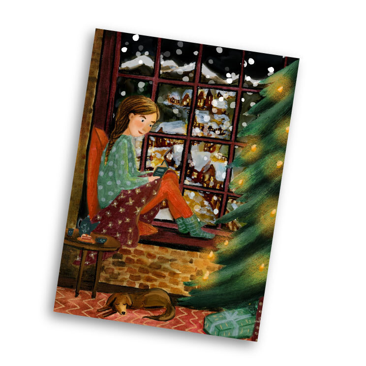 Kaart kerst me time - Esther Bennink