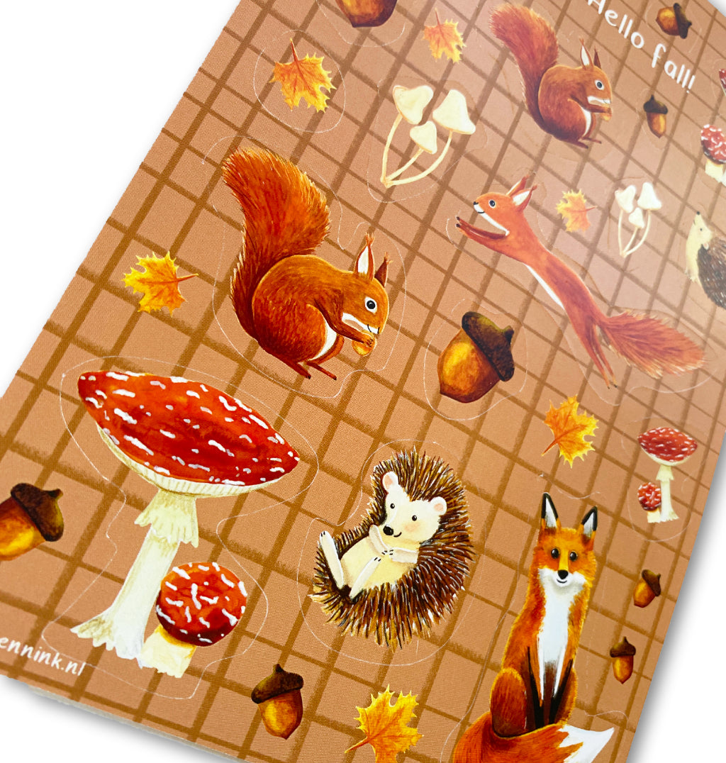 Stickervel Hello Fall - Esther Bennink