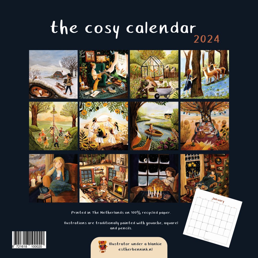 Cosy kalender 2024 - Esther Bennink
